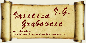 Vasilisa Grabovčić vizit kartica
